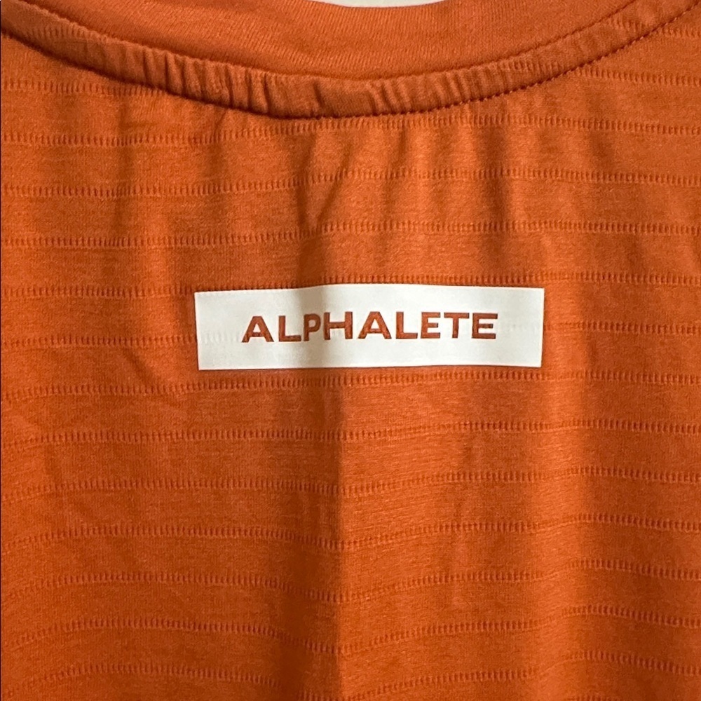EUC Alphalete Men’s Athletic Sleeveless Orange Tank XL - Picture 3 of 5